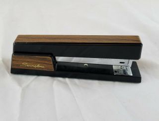 Vintage Swingline 767 Stapler Retro Faux Wood/black/chrome Fully Operational