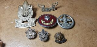 7 Vintage Scout Badges
