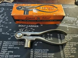 Lyman 310 Ideal Reloading Steel Hand Tool & Vintage Box