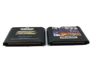 2 Vintage Sega Genesis Games Whip Rush And Thunder Blade