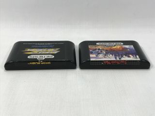 2 Vintage Sega Genesis Games Whip Rush and Thunder Blade 3