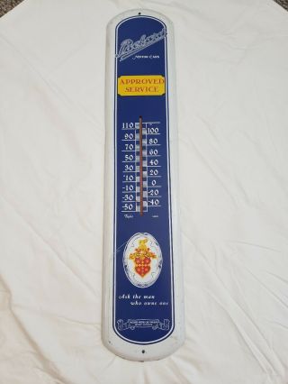 Vintage Metal Thermometer Sign Packard Motor Cars - Thermometer