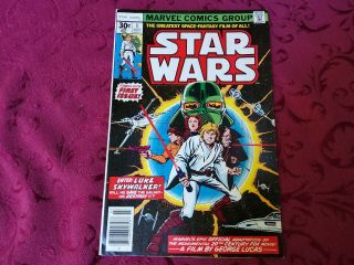 Vintage Star Wars Comic First Issue Number 1 July 1977 30 Cent Issue