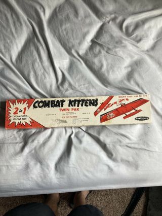Vintage - - Top Flite - - Combat Kittens - - Stunt Trainer Kit Twin Pack