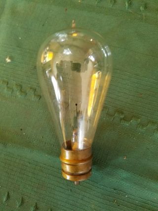 Antique Vintage Light Bulb Approximately 5 " Long