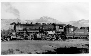 9hh968 Rp 1938/1990s Denver Rio Grande Western Railroad 2 - 6 - 6 - 2 Loco 3304 Helper