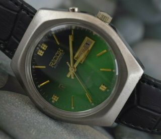 Vintage Ricoh 5 Automatic 21jewels Wrist Watch For Men 
