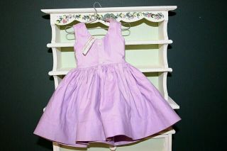 Vintage Madame Alexander Doll Clothing Tagged Dress 18 " Doll Jumper Pinafore
