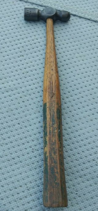 Vintage Proto/p&c 1302 2oz Ball Peen Hammer Green Wood Handle