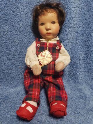 Vintage German Kathy Kruse Doll W/hangtag 10in Look