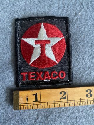 Vintage Embroidered Racing Patch - Texaco Oil - B2