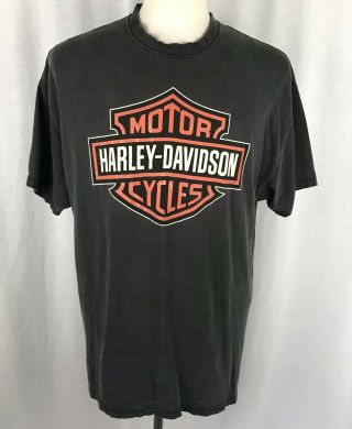 Vintage Harley Davidson T Shirt Mens Xl Made In Usa W.  Los Angeles,  Ca