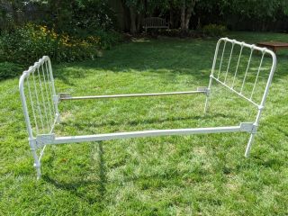 Antique Iron Single Bed Frame