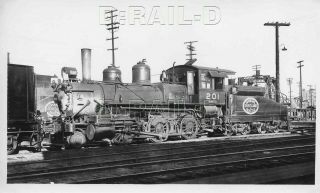 9a748 Rp 1940 Spokane Portland Seattle Railroad 2 - 6 - 0 Locomotive 201 Portland