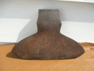 Antique Vintage Broad Axe Head Hewing Ax Just Under 6 Lbs