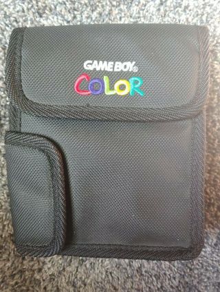 Vintage Retro Nintendo Game Boy Color Carrying Case Travel Bag