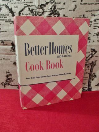 Better Homes & Gardens Cook Book Vintage 1951 24th Printing Binder Great Shape