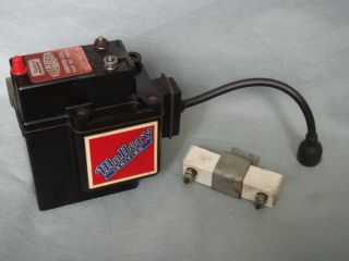 Vintage Mallory Voltmaster Mark Ii 28675 12 Volt Ignition Coil,  Resistor