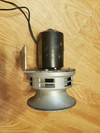 Vintage Antique 120 Volt Siren Alarm Air Raid