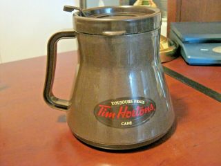 Vintage Tim Hortons 20oz Wide Bottom Travel Mug
