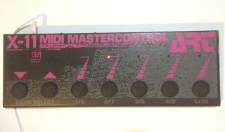 Art X - 11 Midi Master Control Pedal Board Vintage Electronics