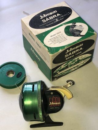 Vintage Johnson Sabra 130 A Fishing Reel