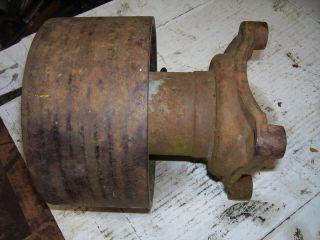 Vintage Early Ford / Ferguson Tractor - Pto To Belt Pulley Adaptor - As - Is