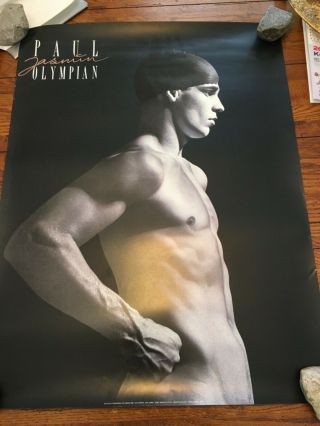 Paul Jasmin Photography Poster Nude Male The Olympian 1989 24x34 Gay Interest