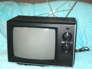 Vintage Rca Model Exr35e Xl 100 13 " Color Tv Dated Sept.  88