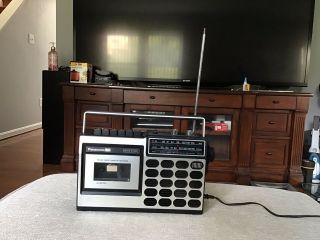 Vintage Panasonic Rq - 517s Fm/am Radio Cassette Recorder