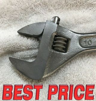 Proto Professional Vintage 710 - Sl 10 " Adjustable Wrench Clik - Stop Usa