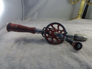 Old Antique Or Vintage Millers Falls No.  2 Hand Crank Drill Collectible Tools