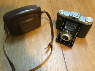 Zeiss Ikon Nettar 517/16 6x6 Antique Folding Camera Vario Novar - Anastigmat 75mm