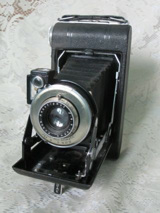 Vintage Eastman Kodak Vigilant Six - 20 Folding Camera Anastigmat 105mm Diomatic
