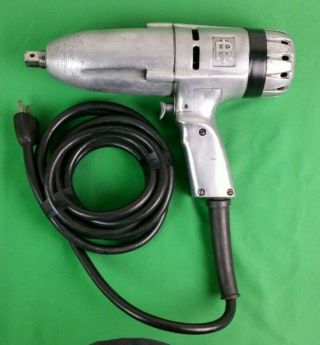 Vintage Ingersoll Rand Model A 5/8 " X1/2 " Electric Impact Wrench Usa Model B