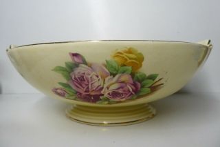 Vintage Art Deco Royal Winton Grimwades China Fruit Bowl Floral Roses