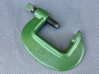 Vtg Armstrong 14 " C " Clamp,  Heavy Duty Drop Forged Steel,  4 - 1/2 " To 1 - 3/4 ",  Usa