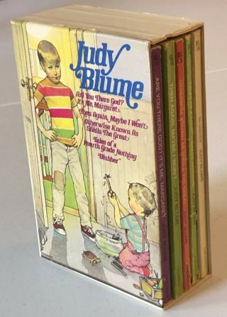 Vintage Judy Blume 5 Books Box Set Blubber Sheila Great Tales 4th Grade Nothing