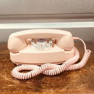2007 Crosley Cr - 59 Pink Princess Phone Mock Rotary Push Button Vintage Now