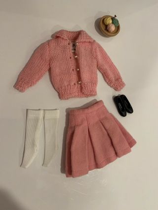 Vintage 1960’s Barbie Skipper Doll School Days Outfit 1907 Euc