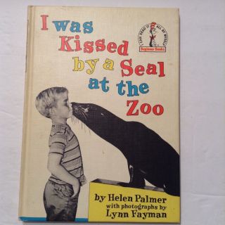 Vtg Dr.  Seuss Beginner Book I Was Kissed By A Seal At The Zoo By Helen Palmer