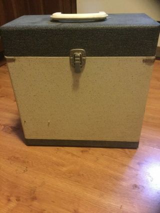 Vintage Triad Lp Record Portable Storage Carrying Case Bronx N.  Y.