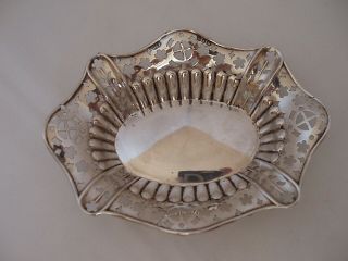 Pierced Bonbon Dish Victorian Sterling Silver Birmingham 1899