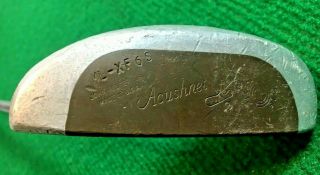 Acushnet Ml - Xf 6s Jrj Bullseye Putter Rh / Fluted 35.  5 " / Vintage /mm2862