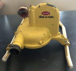 Vintage Classic Nelson “ Dial - A - Rain “ Sprinkler All Metal Construction