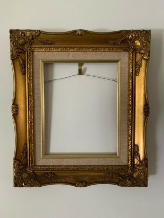 Vintage Ornate Gold Gilded Picture Frame,  Mirror Frame,  Portrait,  Painting Frame