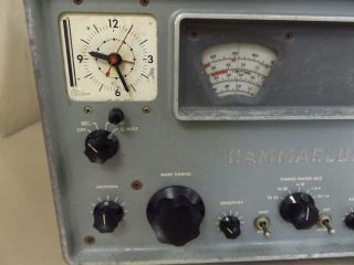 Vintage Hammarlund HQ - 100C Vintage Ham Radio Receiver w/ Clock 2