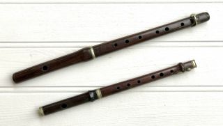 Antique Piccolo/flute X 2 One Made By Butler Of Haymarket,  London