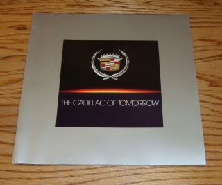 1985 Cadillac Of Tomorrow Deluxe Sales Brochure 85 Fleetwood
