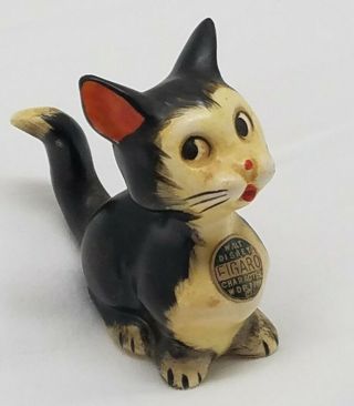 Vintage Walt Disney Character Figaro Cat Porcelain Ceramic Figurine Germany